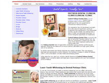 Tablet Screenshot of centralpattayadental.com